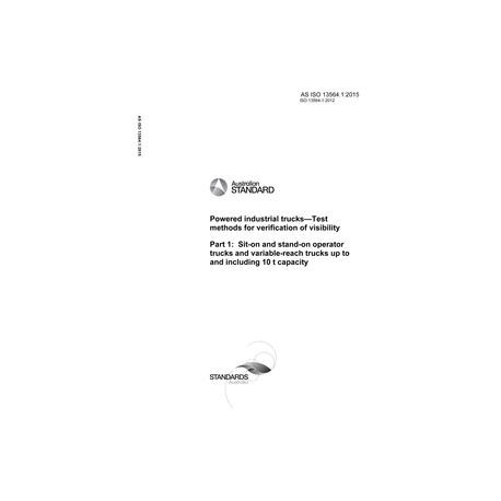 AS ISO 13564.1:2015