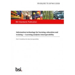 BS PD ISO/IEC TS 20748-3:2020