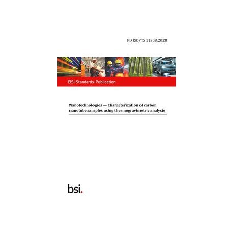 BS PD ISO/TS 11308:2020