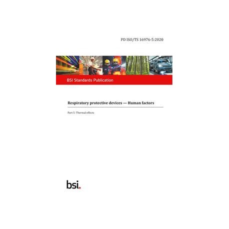 BS PD ISO/TS 16976-5:2020