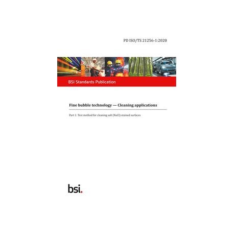 BS PD ISO/TS 21256-1:2020