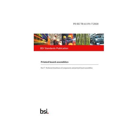 BS PD IEC TR 61191-7:2020