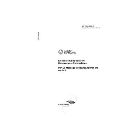AS 2805.2:2015