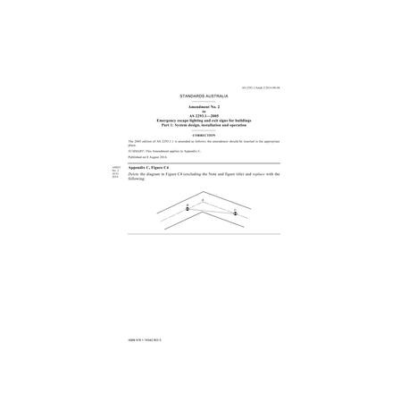 AS 2293.1-2005 Amd 2:2014 [ Superseded ]