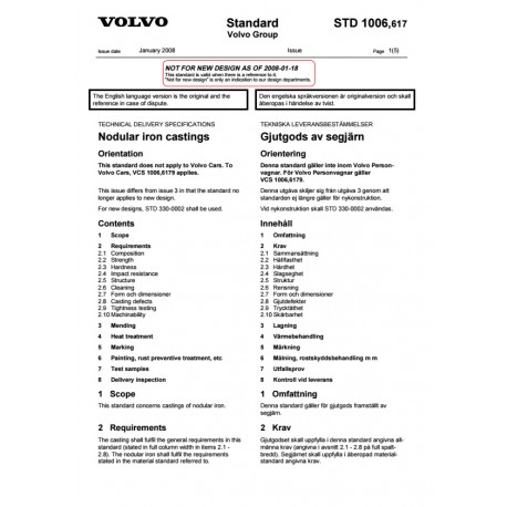 VOLVO STD 1006,617 0