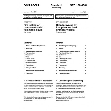 VOLVO STD 106-0004 0