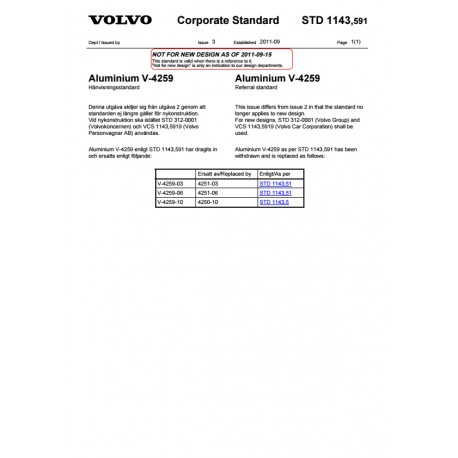 VOLVO STD 1143,591 0