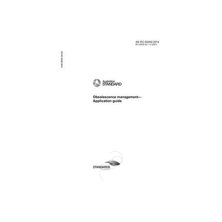 AS IEC 62402:2014
