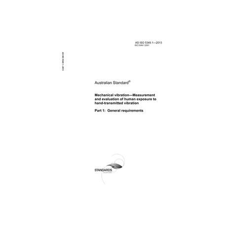 AS ISO 5349.1-2013