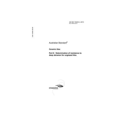AS ISO 10545.6-2013