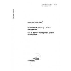 AS ISO IEC 20000.1-2013 [ Superseded ]