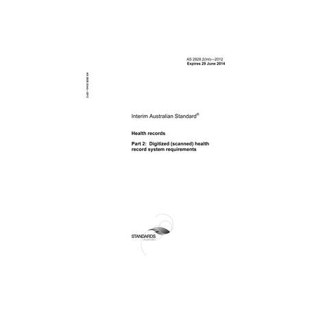 AS 2828.2(Int)-2012