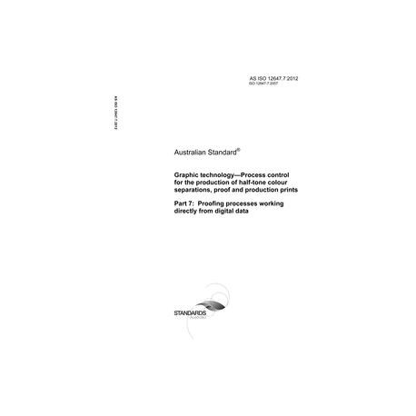 AS ISO 12647.7:2012