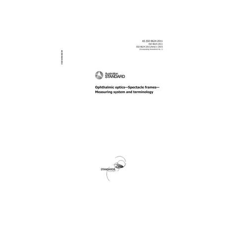 AS ISO 8624:2011