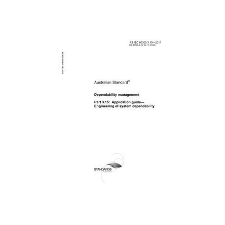 AS IEC 60300.3.15-2011