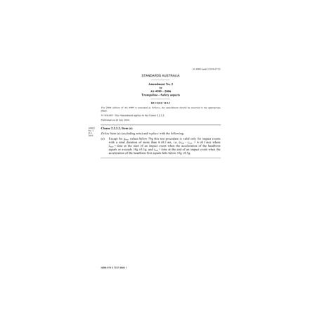 AS 4989-2006 AMDT 2 [ Available Superseded ]
