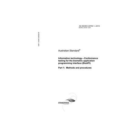 AS ISO IEC 24709.1-2010