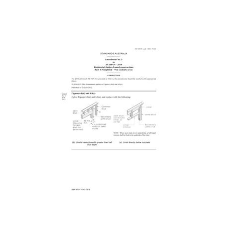 AS 1684.4-2010 AMDT 1