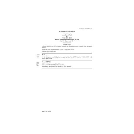 AS 1742.4:2008 Amd 1:2009