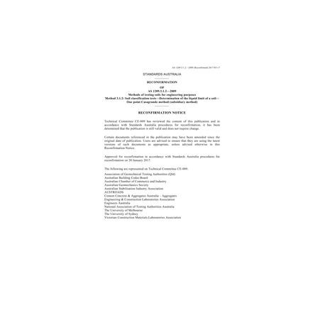 AS 1289.3.1.2-2009