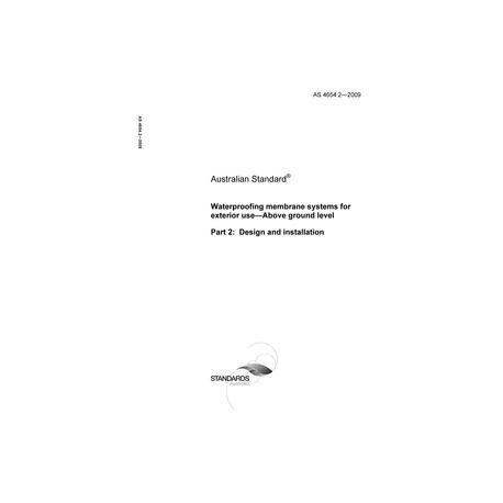 AS 4654.2-2009 [ Superseded ]