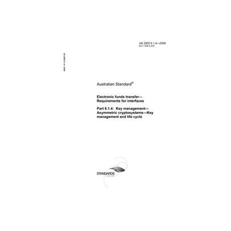 AS 2805.6.1.4-2009