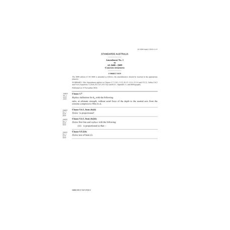 AS 3600-2009 AMDT 1 [ Available Superseded ]
