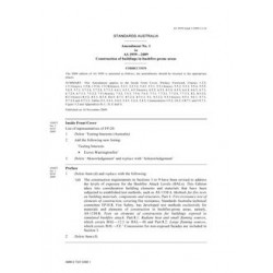 AS 3959-2009 AMDT 1 [ Available Superseded ]