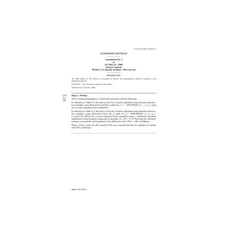 AS 2542.2.4-2005 AMDT 1 [ Superseded ]