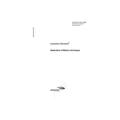 AS IEC 61165-2008