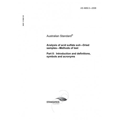 AS 4969.0-2008 [ Obsolescent ]
