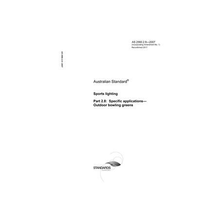 AS 2560.2.8-2007