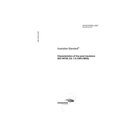 AS IEC 60720-2007