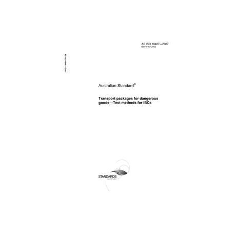 AS ISO 16467-2007