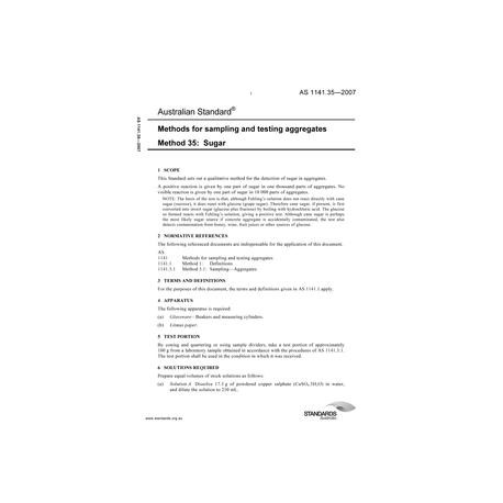 AS 1141.35-2007 [ Superseded ]