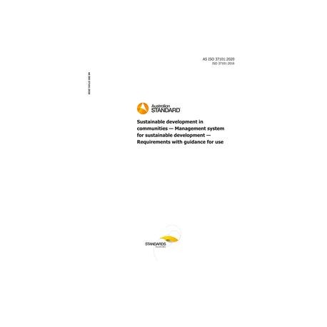 AS ISO 37101:2020