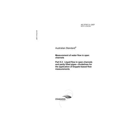 AS 3778.5.3-2007