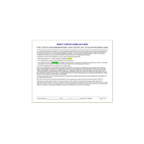 17025:2005 to 17025:2017 Gap Transition Checklist (2005&gt;&gt;2017)