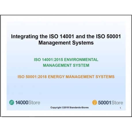 14001:2015 + 50001:2018 Integrating PowerPoint Presentation