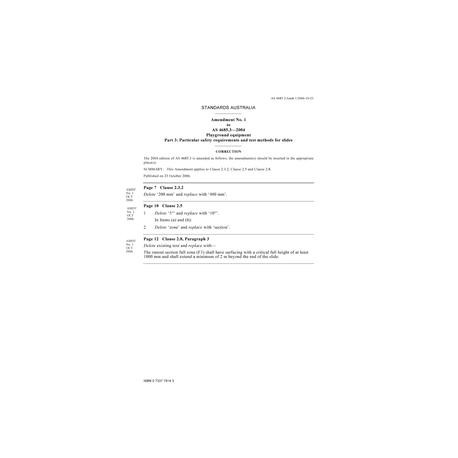 AS 4685.3-2004 AMDT 1 [ Available Superseded ]