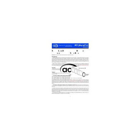 ACI 364.14T-17