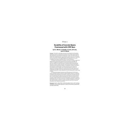 Case Histories and Use of FRP for Prestressing Applications