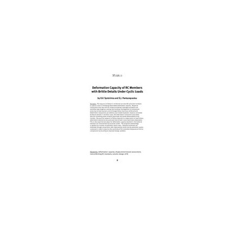 Deformation Capacity and Shear Strength of Reinforced Concrete Members Under Cyclic Loading