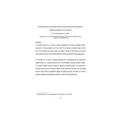Innovations in Fire Design of Concrete Structures