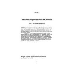 Autoclaved Aerated Concrete-Properties and Structural Design