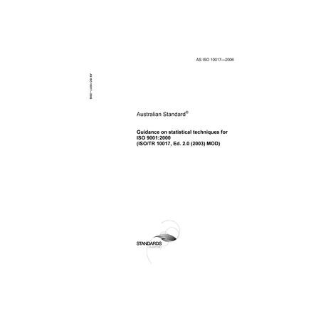 AS ISO 10017-2006