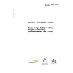 AS 5100.7 SUPP 1-2006 [ Obsolescent ]
