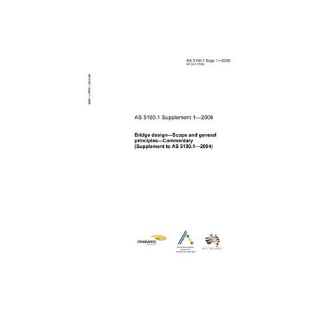 AS 5100.1 SUPP 1-2006 [ Obsolescent ]