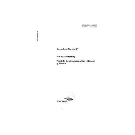 AS 60695.6.1-2006