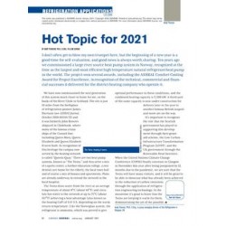 Refrigeration Applications: Hot Topic for 2021